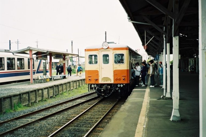 那珂湊駅にて