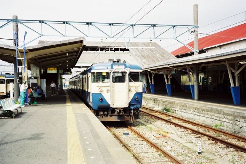 銚子駅にて１１３系　当時はＥ２３１の出始め頃だったのでゴロゴロしてたのよ