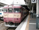 415系のローズピンクも見れました。ここは水戸駅ではありません。