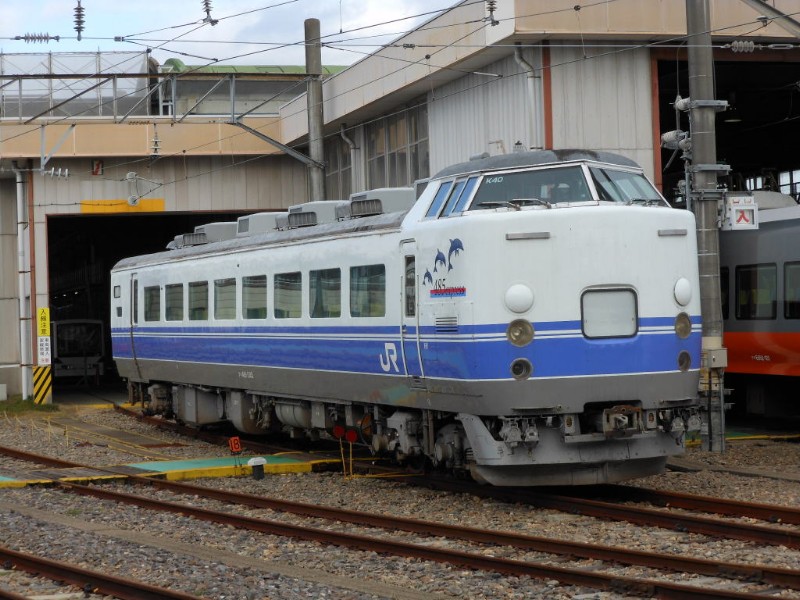 勝田車両センター50周年ふれあいまつり　４８５系ドルフィン　撮影日１１／１１／１２